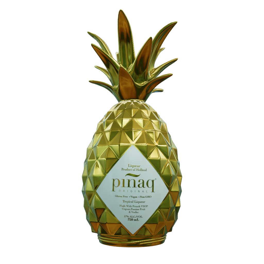 Piñaq Original Gold » La liqueur exotique (bouteille ananas) » Spirits  Station